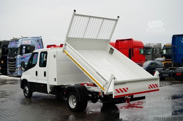 Fourgon benne basculante IVECO DAILY 35-160 / WYWROTKA / BRYGADÓWKA - 6 MIEJSC