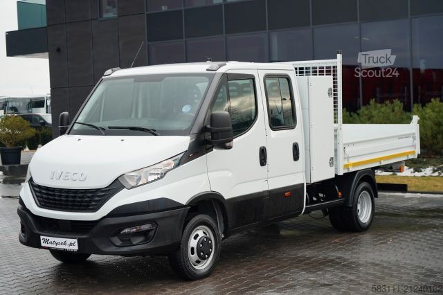 Fourgon benne basculante IVECO DAILY 35-160 / WYWROTKA / BRYGADÓWKA - 6 MIEJSC