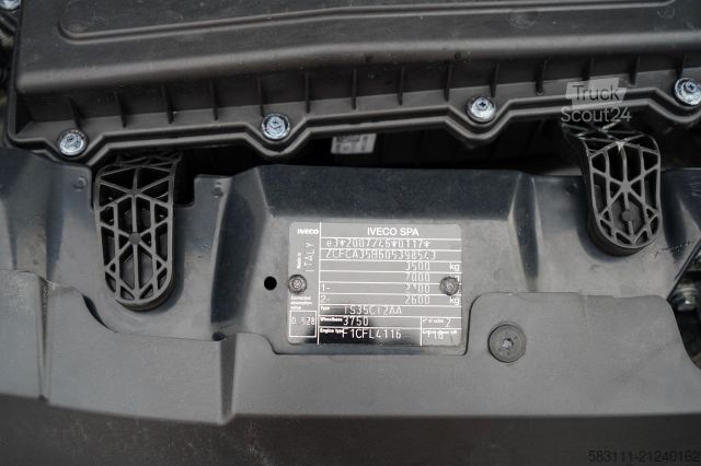 Fourgon benne basculante IVECO DAILY 35-160 / WYWROTKA / BRYGADÓWKA - 6 MIEJSC