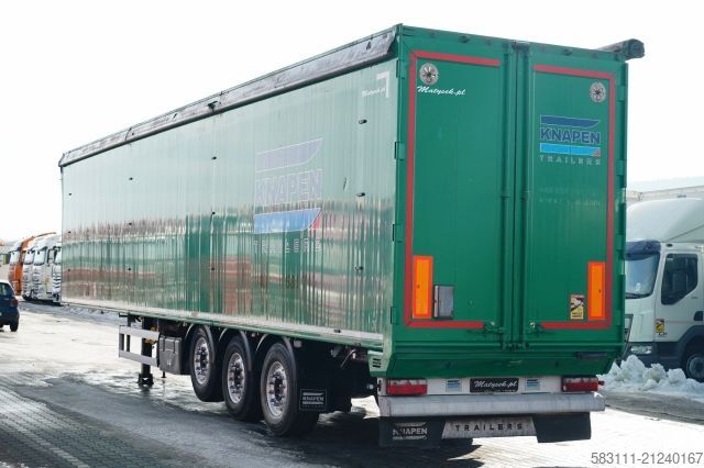 Walking floor semitrailer KNAPEN RUCHOMA POD?OGA / WALKING FLOOR / 91 m3 / 2021 R