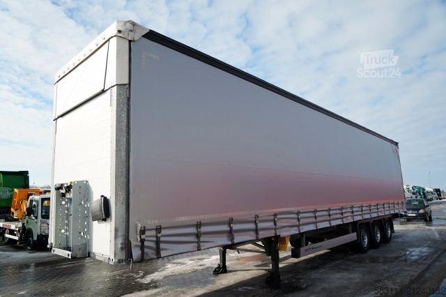 Open semitrailer with tarp SCHMITZ CARGOBULL / FIRANKA / MEGA  / LOWDECK / DACH PODNOSZONY 
