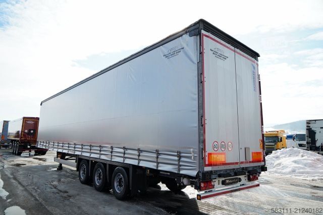 Open semitrailer with tarp SCHMITZ CARGOBULL / FIRANKA / MEGA  / LOWDECK / DACH PODNOSZONY 
