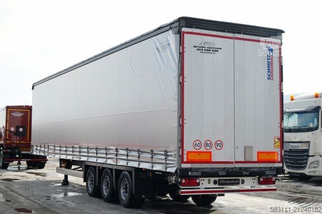 Open semitrailer with tarp SCHMITZ CARGOBULL / FIRANKA / MEGA  / LOWDECK / DACH PODNOSZONY 