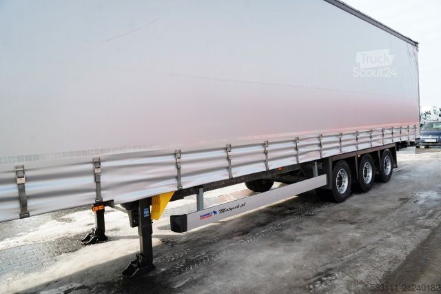 Open semitrailer with tarp SCHMITZ CARGOBULL / FIRANKA / MEGA  / LOWDECK / DACH PODNOSZONY 