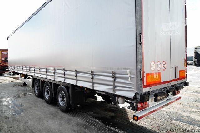 Open semitrailer with tarp SCHMITZ CARGOBULL / FIRANKA / MEGA  / LOWDECK / DACH PODNOSZONY 