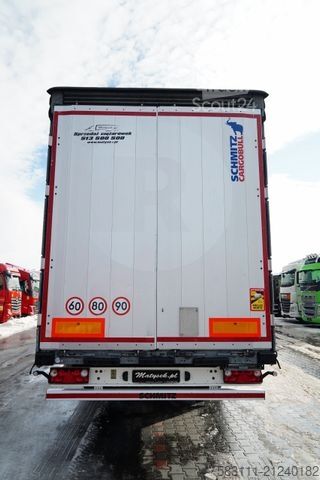 Open semitrailer with tarp SCHMITZ CARGOBULL / FIRANKA / MEGA  / LOWDECK / DACH PODNOSZONY 