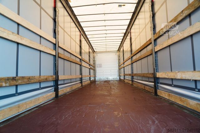 Open semitrailer with tarp SCHMITZ CARGOBULL / FIRANKA / MEGA  / LOWDECK / DACH PODNOSZONY 