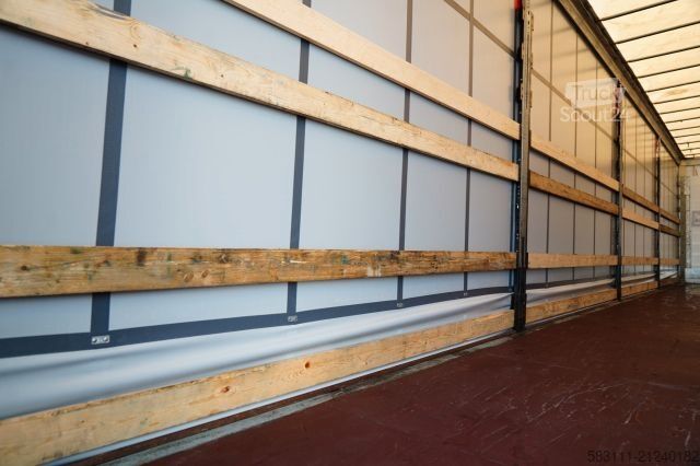 Open semitrailer with tarp SCHMITZ CARGOBULL / FIRANKA / MEGA  / LOWDECK / DACH PODNOSZONY 