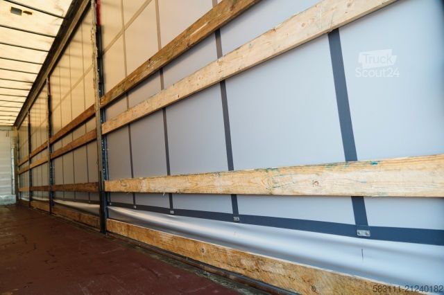 Open semitrailer with tarp SCHMITZ CARGOBULL / FIRANKA / MEGA  / LOWDECK / DACH PODNOSZONY 