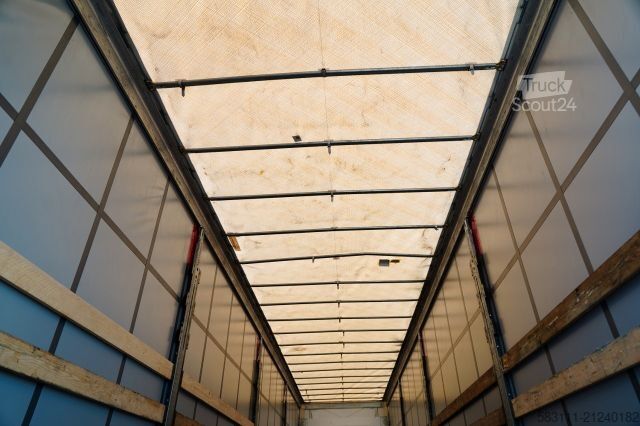 Open semitrailer with tarp SCHMITZ CARGOBULL / FIRANKA / MEGA  / LOWDECK / DACH PODNOSZONY 