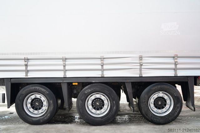 Open semitrailer with tarp SCHMITZ CARGOBULL / FIRANKA / MEGA / LOWDECK / DACH PODNOSZONY