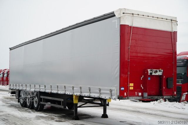 Open semitrailer with tarp SCHMITZ CARGOBULL FIRANKA / STANDARD /