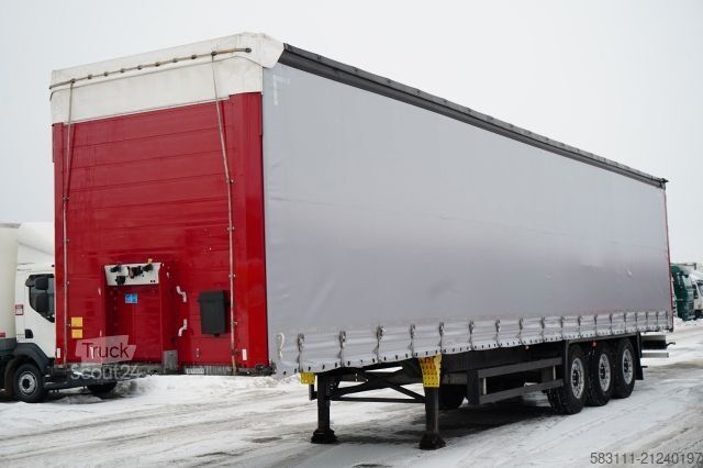 Open semitrailer with tarp SCHMITZ CARGOBULL FIRANKA / STANDARD / 