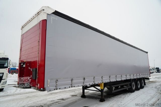 Open semitrailer with tarp SCHMITZ CARGOBULL FIRANKA / STANDARD / 
