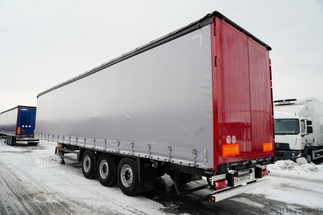 Open semitrailer with tarp SCHMITZ CARGOBULL FIRANKA / STANDARD /