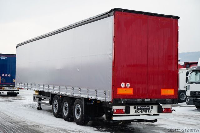 Open semitrailer with tarp SCHMITZ CARGOBULL FIRANKA / STANDARD /