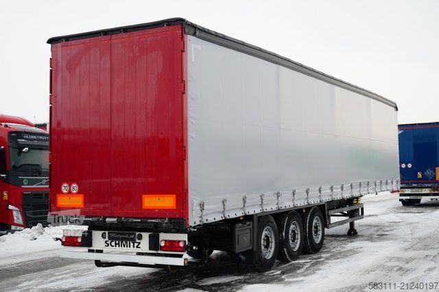 Open semitrailer with tarp SCHMITZ CARGOBULL FIRANKA / STANDARD /