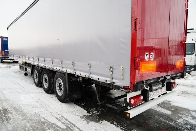 Open semitrailer with tarp SCHMITZ CARGOBULL FIRANKA / STANDARD /