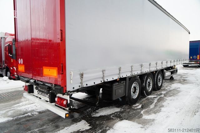 Open semitrailer with tarp SCHMITZ CARGOBULL FIRANKA / STANDARD /