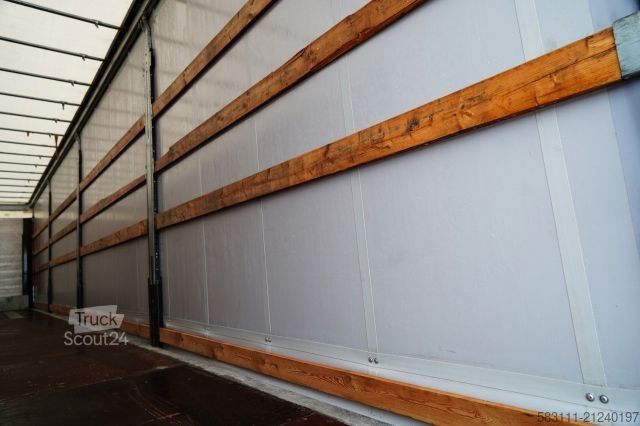 Open semitrailer with tarp SCHMITZ CARGOBULL FIRANKA / STANDARD /