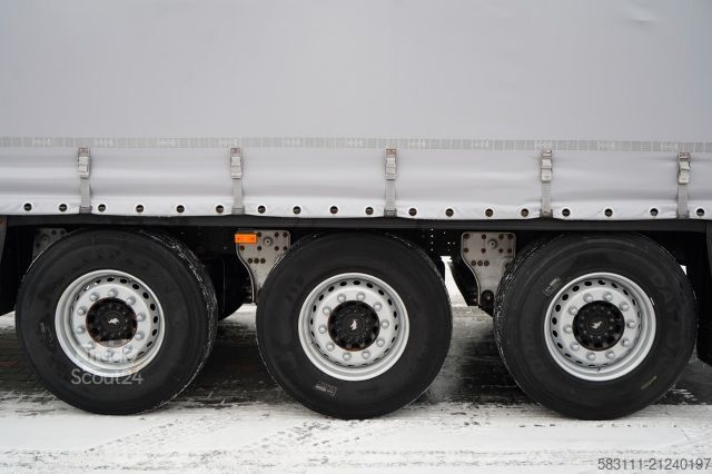 Open semitrailer with tarp SCHMITZ CARGOBULL FIRANKA / STANDARD /