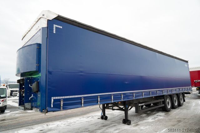 Open semitrailer with tarp SCHMITZ CARGOBULL FIRANKA / STANDARD /