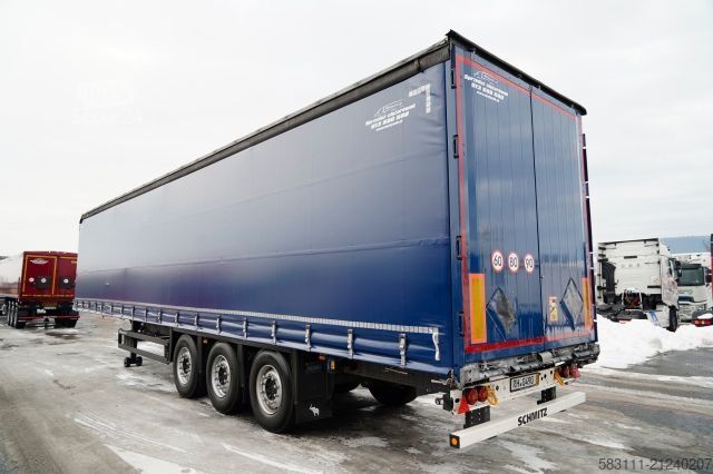 Open semitrailer with tarp SCHMITZ CARGOBULL FIRANKA / STANDARD /