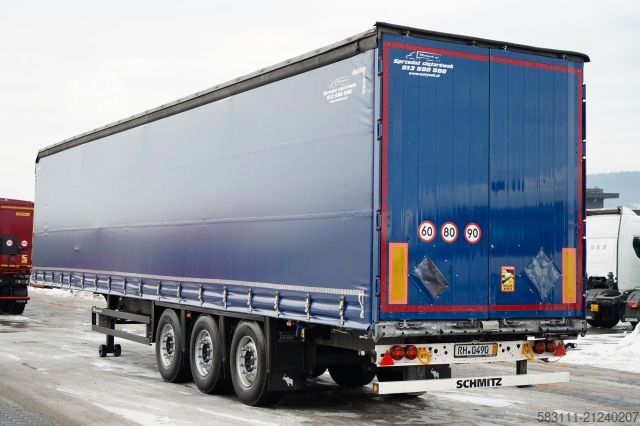 Open semitrailer with tarp SCHMITZ CARGOBULL FIRANKA / STANDARD /