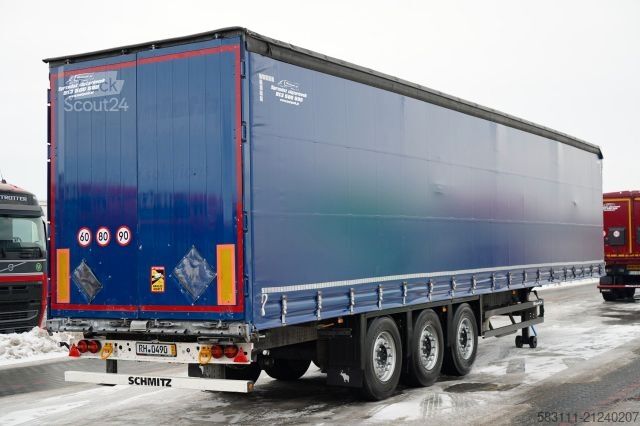 Open semitrailer with tarp SCHMITZ CARGOBULL FIRANKA / STANDARD /