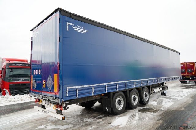 Open semitrailer with tarp SCHMITZ CARGOBULL FIRANKA / STANDARD /