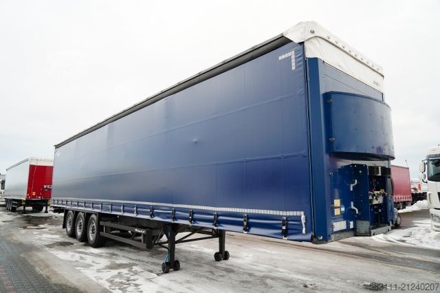 Open semitrailer with tarp SCHMITZ CARGOBULL FIRANKA / STANDARD /