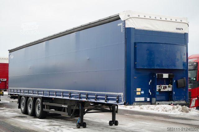 Open semitrailer with tarp SCHMITZ CARGOBULL FIRANKA / STANDARD /