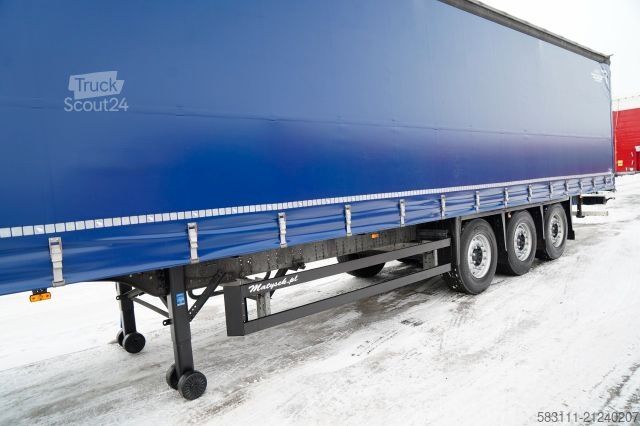 Open semitrailer with tarp SCHMITZ CARGOBULL FIRANKA / STANDARD /