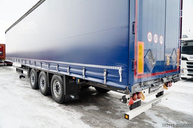 Open semitrailer with tarp SCHMITZ CARGOBULL FIRANKA / STANDARD /