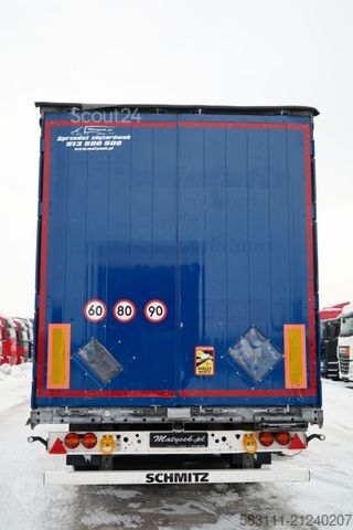 Open semitrailer with tarp SCHMITZ CARGOBULL FIRANKA / STANDARD /