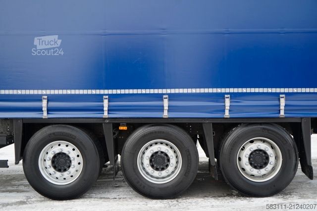 Open semitrailer with tarp SCHMITZ CARGOBULL FIRANKA / STANDARD /