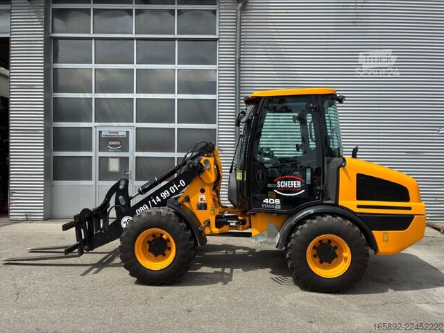 Empilhadeira todo-o-terreno JCB 406 Kompaktradlader