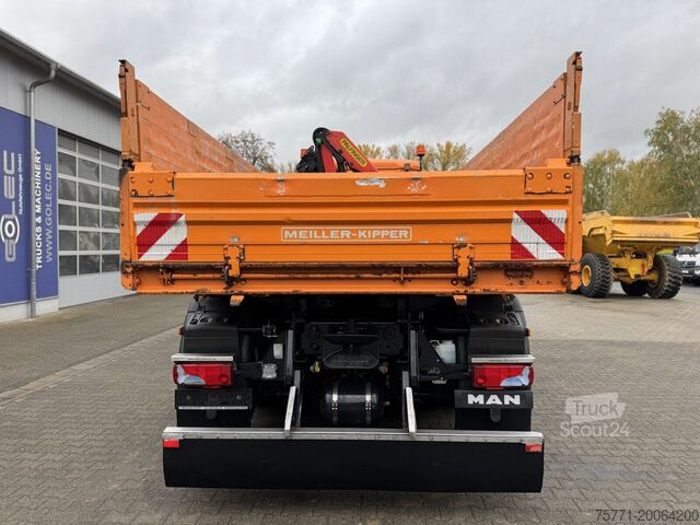 Самоскид з краном-маніпулятором MAN TGS 28.400 6x4-4 EURO6 WYWROTKA Z HDS PALFINGER...