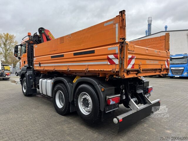 Самоскид з краном-маніпулятором MAN TGS 28.400 6x4-4 EURO6 WYWROTKA Z HDS PALFINGER...