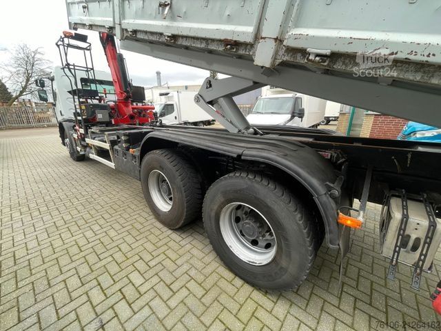 Teherautóra szerelt daru RENAULT Premium Lander 310.26 6x4 Kipper /Kran