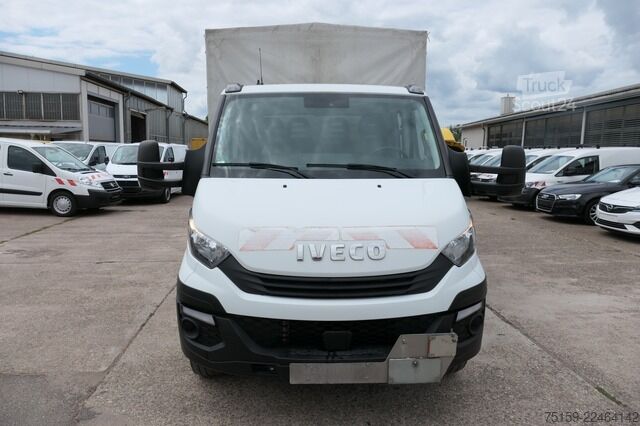 Transportador con plataforma y toldo iveco Daily 70C18H D70C DoKa LBW Klima Tempomat Standheizung COC