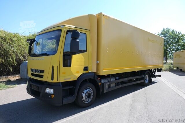 Vrachtwagen met bakwagen iveco EuroCargo ML 120 E28/P