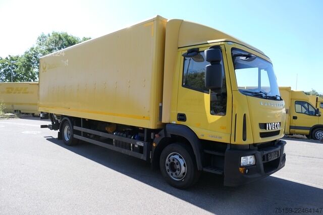 Vrachtwagen met bakwagen iveco EuroCargo ML 120 E28/P