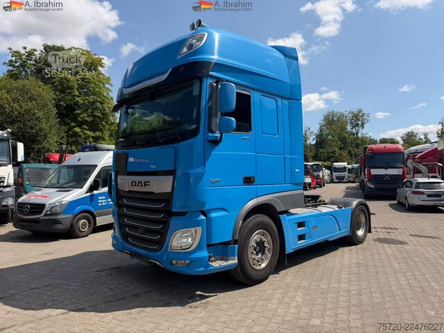 Standaard trekker Daf XF480FT Retarder 2xTank Kipphydraulik SuperSpace Cub
