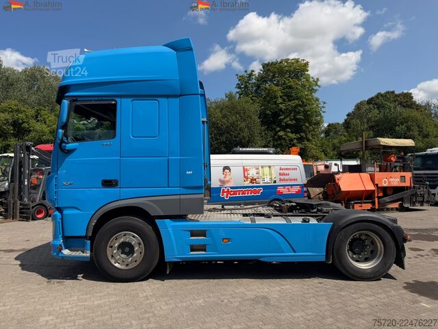 Standaard trekker Daf XF480FT Retarder 2xTank Kipphydraulik SuperSpace Cub