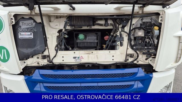 Вантажівка з платформою і тентом DAF CF 310 FA SPACE CAB EURO 6 + PRITSCHE 8,94 M