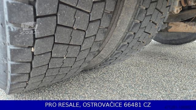 Вантажівка з платформою і тентом DAF CF 310 FA SPACE CAB EURO 6 + PRITSCHE 8,94 M