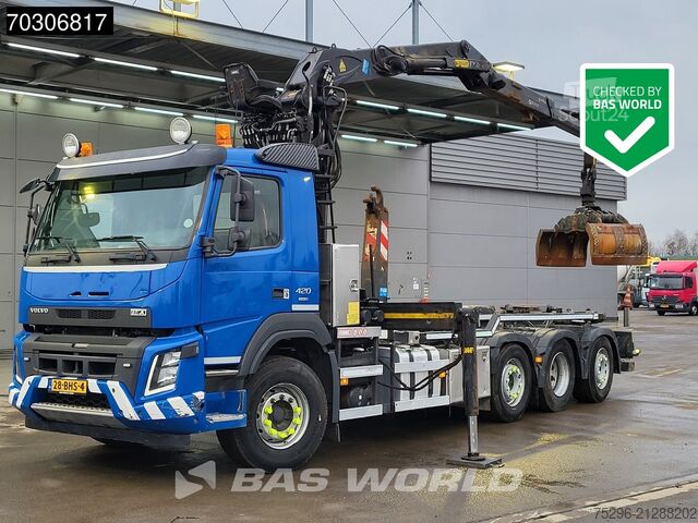 Système de bras à crochet Volvo FMX 420 8X2 NL-Truck Palfinger Epsilon Q150Z Cr...