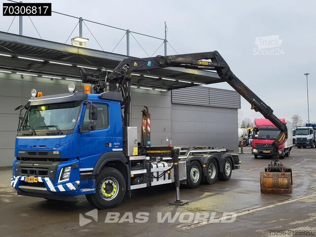 Système de bras à crochet Volvo FMX 420 8X2 NL-Truck Palfinger Epsilon Q150Z Cr...
