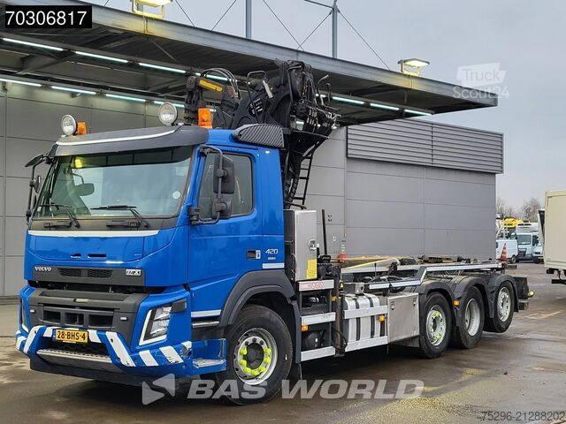 Système de bras à crochet Volvo FMX 420 8X2 NL-Truck Palfinger Epsilon Q150Z Cr...